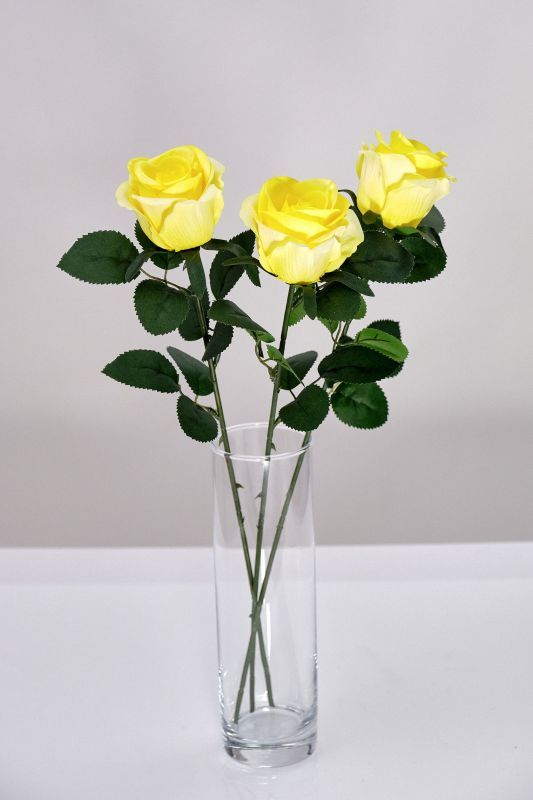 Kwiaty do dekoracji Róża B2 na łodydze