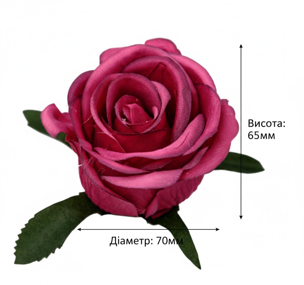 Sztuczne rożane guziki