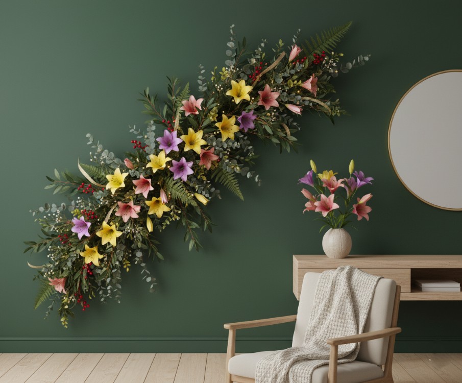 Kwiaty liliowe główki 005